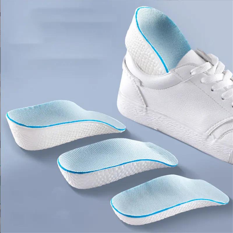 1 Pair Height Increase Insoles For Men Women Shoes Flat Feet Arch Support Orthopedic Insoles Sneakers Heel Lift Memory Foam Shoe Pads