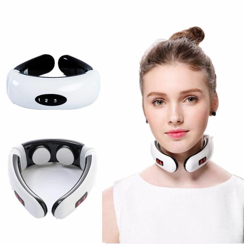 Electric Pulse Back and Neck Massager Infrared Heating Pain Relief Health Care Relaxation Multifunctional Massager