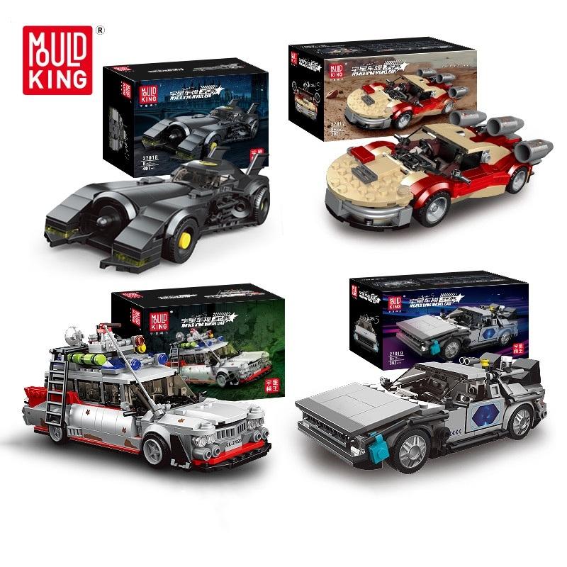 MOLD KING 27017, скоростной гоночный автомобиль, строительные наборы для взрослых, дирижабль Aland, автомобиль с витриной, строительные блоки для детей, подарки