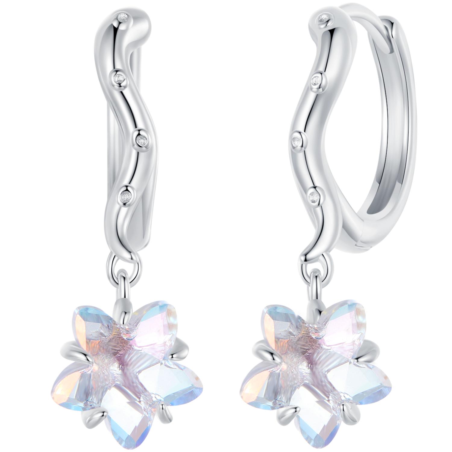 Женские серьги-кольца BAMOER из стерлингового серебра 925 пробы, изящные позолоченные серьги, гипоаллергенные серьги-кольца в виде осьминога, морская звезда, подарок