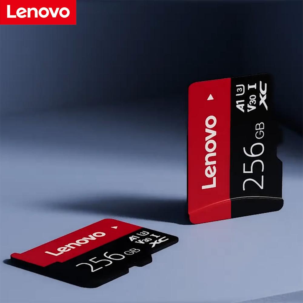 Lenovo Карта Micro SD 100 МБ/с Высокоскоростная карта TF 32 ГБ 64 ГБ 128 ГБ 256 ГБ MicroSDXC Класс 10 A1 V30 Карта памяти для Nintendo Switch/Телефона/Камеры/Видеорегистратора