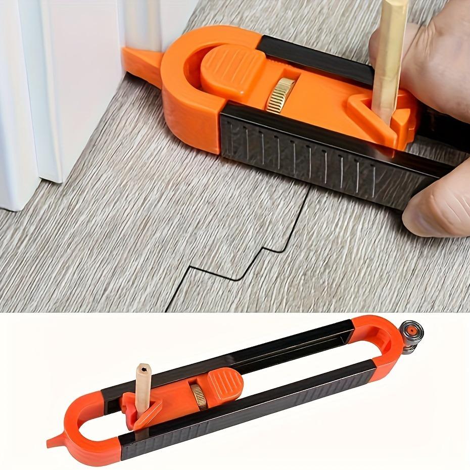 Измерительный пуллер Неправильный контурный калибр Овальный деревообрабатывающий разметочный чертежный линейка Форма кривая линейка Моделирование калибр с замком