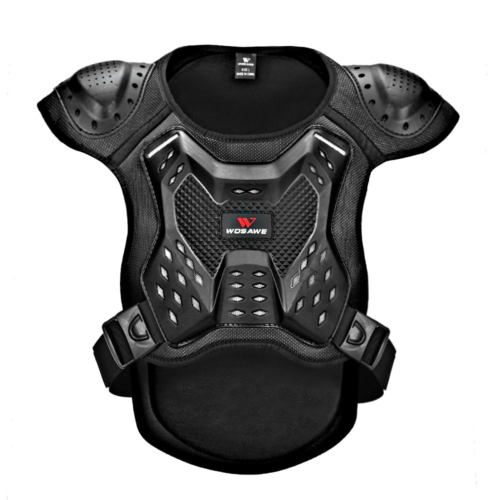 WOSAWE Motorcycle Racing Protective Gear Motocross Armor Vest Knee Pads Elbow Protective Guard