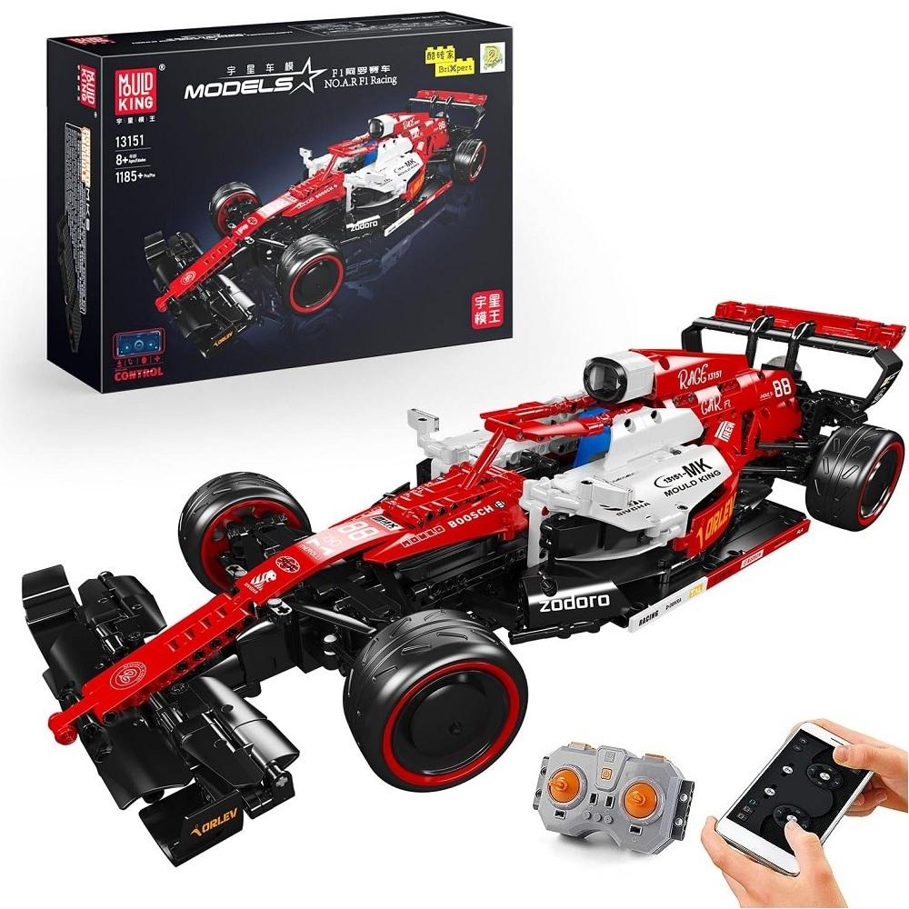 MOULD KING 13151 Technical F1 Arrow Super Racing Car Remote Control Building Bricks Blocks Kids RC Toys for Kids Gift