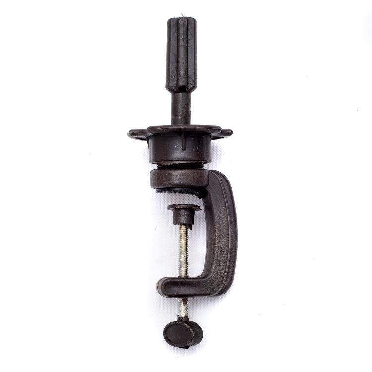 Mannequin Head Stand Cosmetology Manikin Stand Mannequin Head Holder Clamp Black Wig Stand Holder