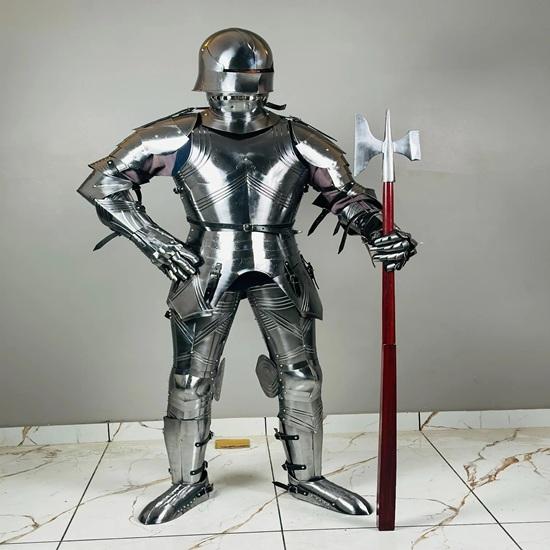 Gothic Knight Armor Suit Medieval German Knight Full Suit of Armor 15Th Century Larp Cosplay Décor Armor Suit Best Gift