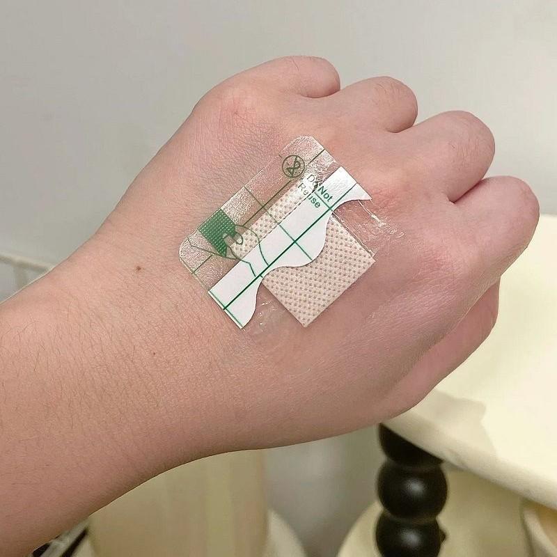 50PCS 38*38mm Transparent PU Waterproof Wound Plaster Band Aid Adhesive Bandage Protective Sticker Outdoor Home First Aid