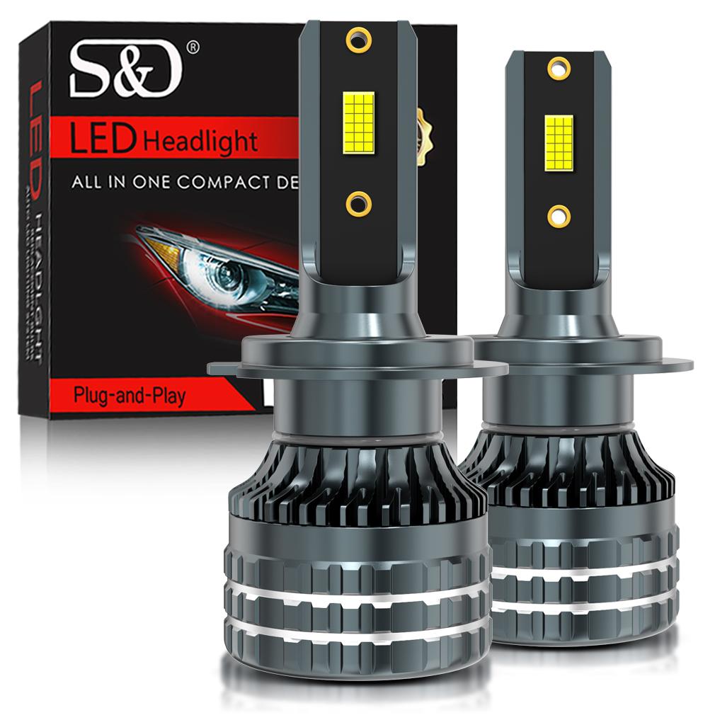 2Pcs 30000LM H4 H7 Led 36 Core CSP H1 H8 H11 9005 HB3 9006 HB4 9012 Hir2 Car Headlight Bulbs Canbus Auto Turbo Lamp 12V 24V 6000K White