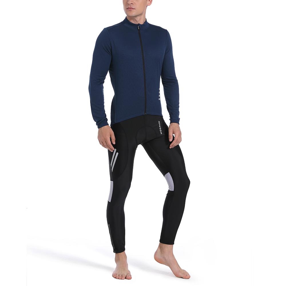 Велосипедный трикотаж WOSAWE Мужские дышащие топы с длинными рукавами Рубашки