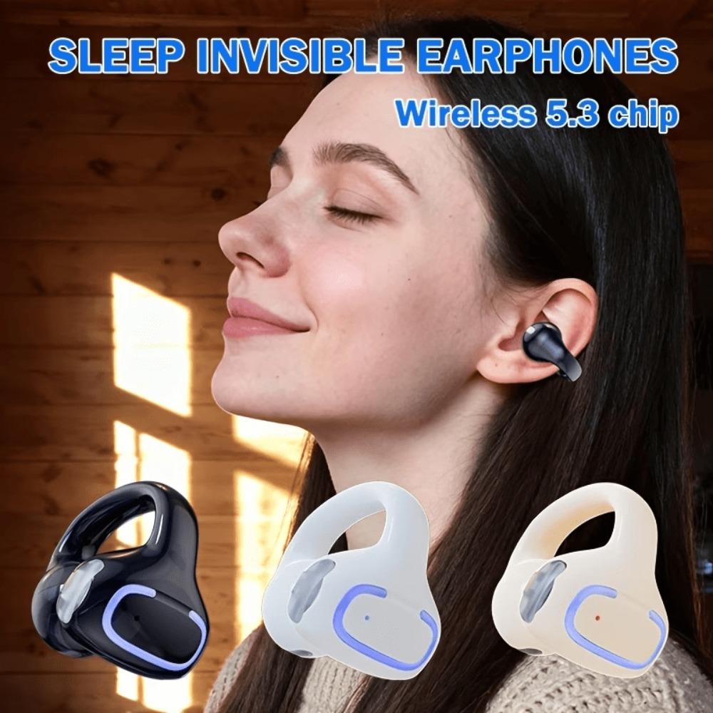 Беспроводные Bluetooth-наушники-вкладыши, Удобное ношение, Наушники с шумоподавлением, USB-зарядка для спорта, Бега, Велосипеда, Звонков