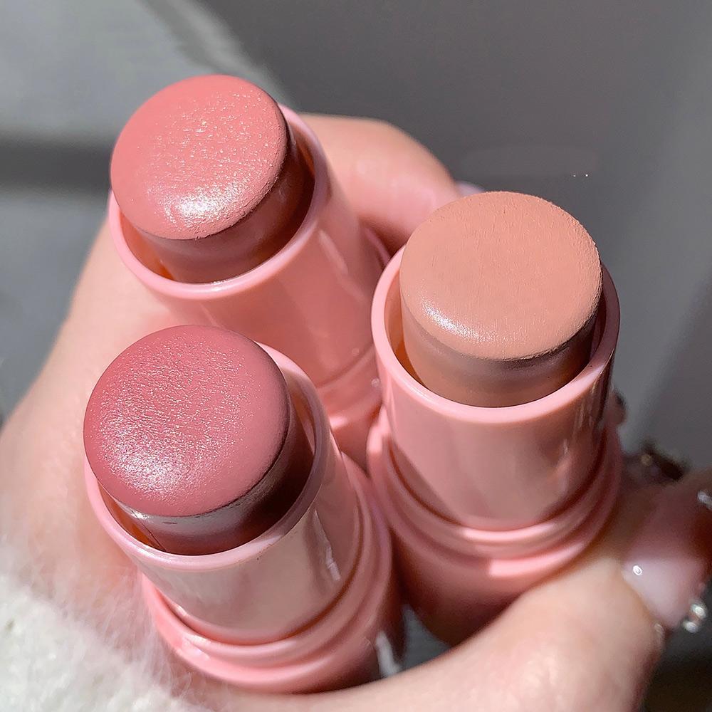 SHAQINUO Velvet Matte Smooth Blush Stick, стойкие и с низкой насыщенностью, естественный эффект макияжа и простота нанесения