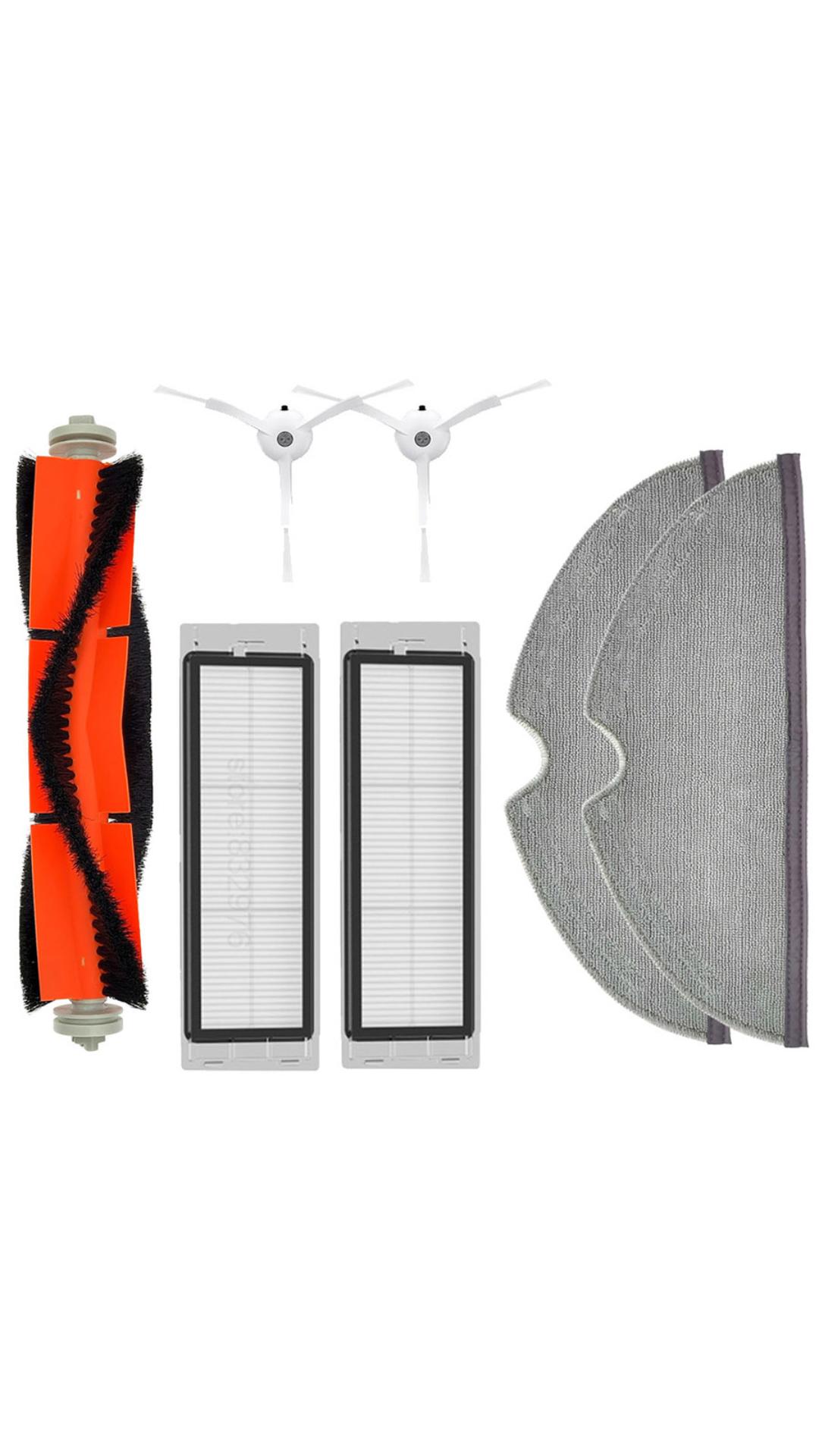 Аксессуары для пылесоса Xiaomi Roborock S5 S50 S51 S55 E5 E4, запасные части, основная щетка, крышка центральной щетки, фильтр HEPA, тряпки для швабры