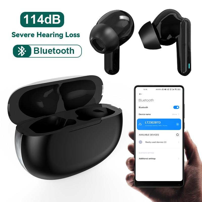 Слуховые аппараты Bluetooth Слуховой аппарат Усилители слуха Потоковая передача музыки Телефонный звонок Автоматическое переключение Шумоподавление Четкий звук audifonos