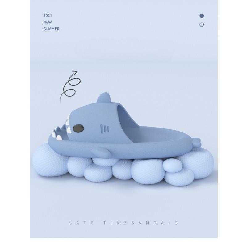 Shark Children's Slippers, Cartoon Kids Indoor Non-slip Bath Female Baby Sandals Drag