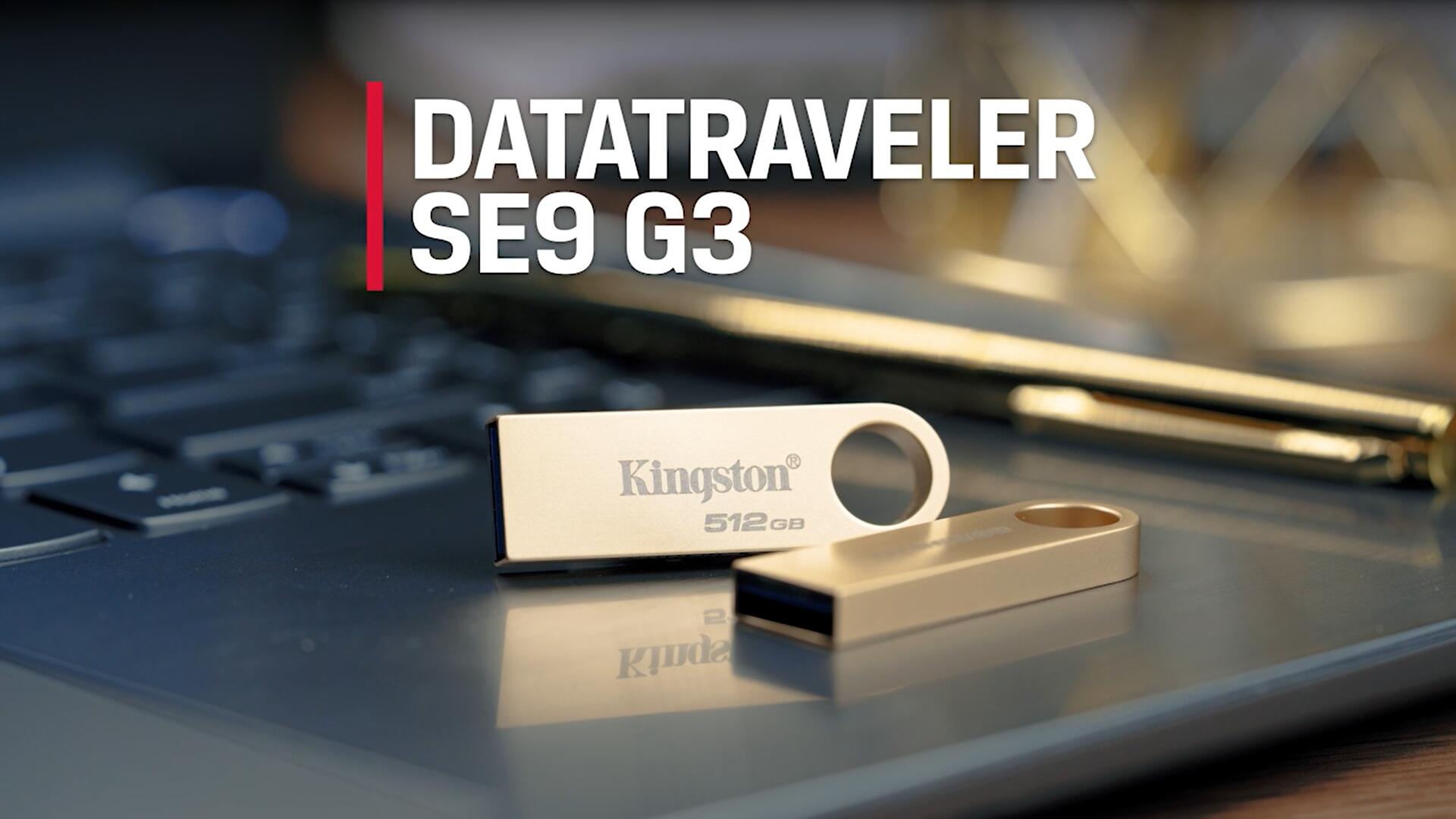 Kingston 128 ГБ Металлический U-диск USB Флеш-накопитель 64 ГБ 256 ГБ 512 ГБ USB 3.2 Gen 1 Скорость до 220 МБ/с Металлический корпус DTSE9G3 Портативный U-диск Флеш-накопитель