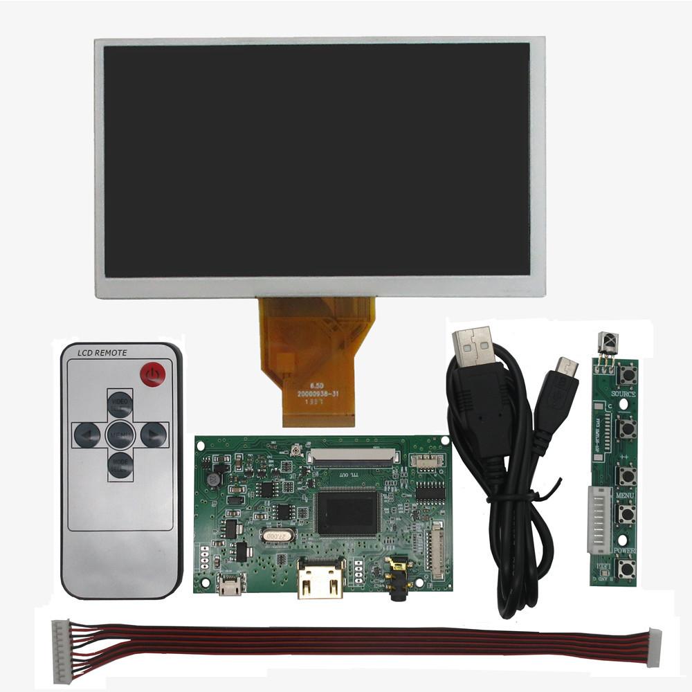 6,5-дюймовый AT065TN14 Многоцелевой ЖК-дисплей Экран Плата управления драйвером Аудио HDMI-совместимый Компьютер Raspberry Pi Монитор для ПК