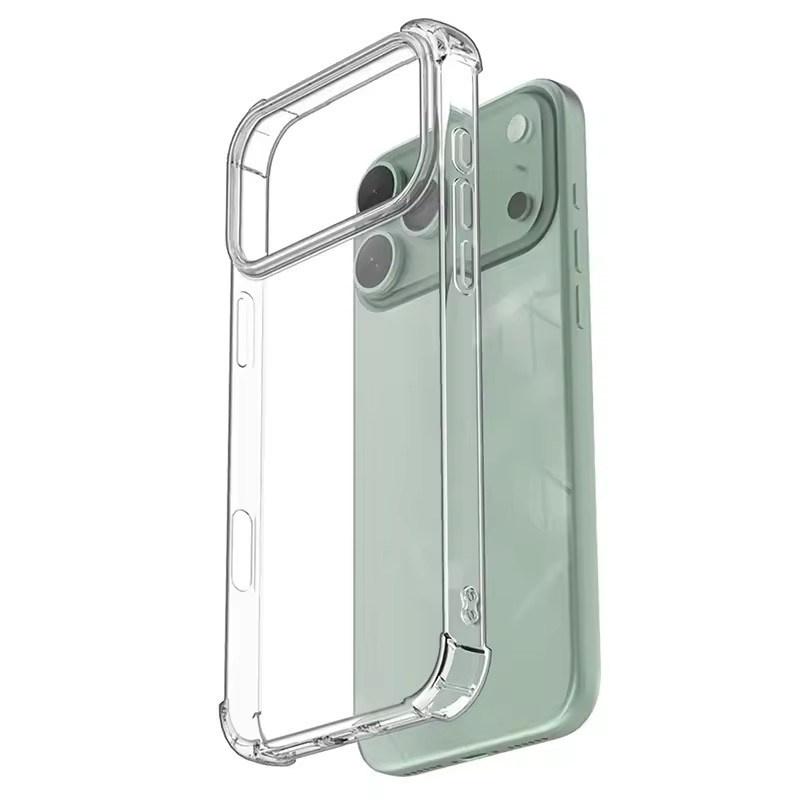 Shockproof Soft Case For iPhone 17 Air Ultra Thin Silicone Transparent Clear Back Cover For iPhone17 17Pro Max Slim Shell