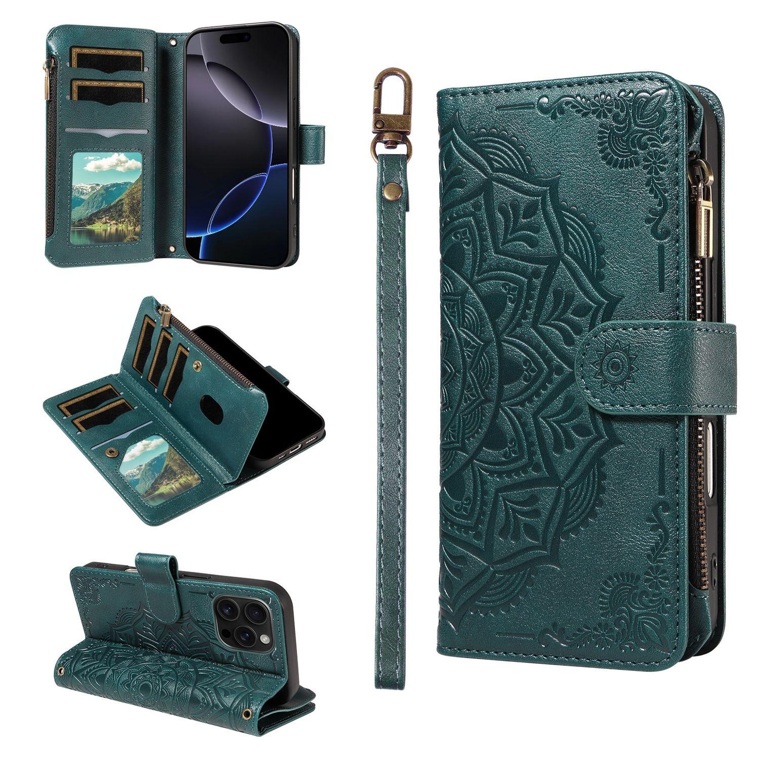 Кожаный кошелек с тиснением мандалы, чехол-книжка для OPPO Reno 15 Pro Max mini 15F 14 14F 13 13F 12 12F 11 11F 10