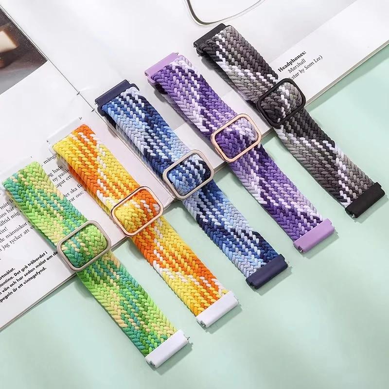 NEW Nylon Loop For Xiaomi Mi Band 7 Nfc Smartwatch Wristband Sports Miband7 Correa Replacement Bracelet Smart Band 6 5 4 3 Strap