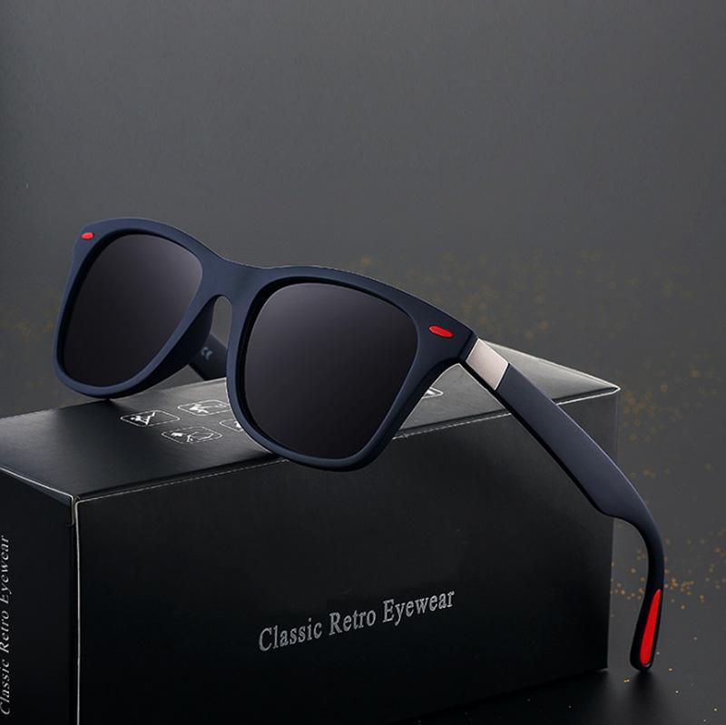 Fashion Vintage Square Unisex Driving Fishing Sunglasses Men Women Luxury Brand Designer Sun Glasses Anti-Glare Eyewear UV400