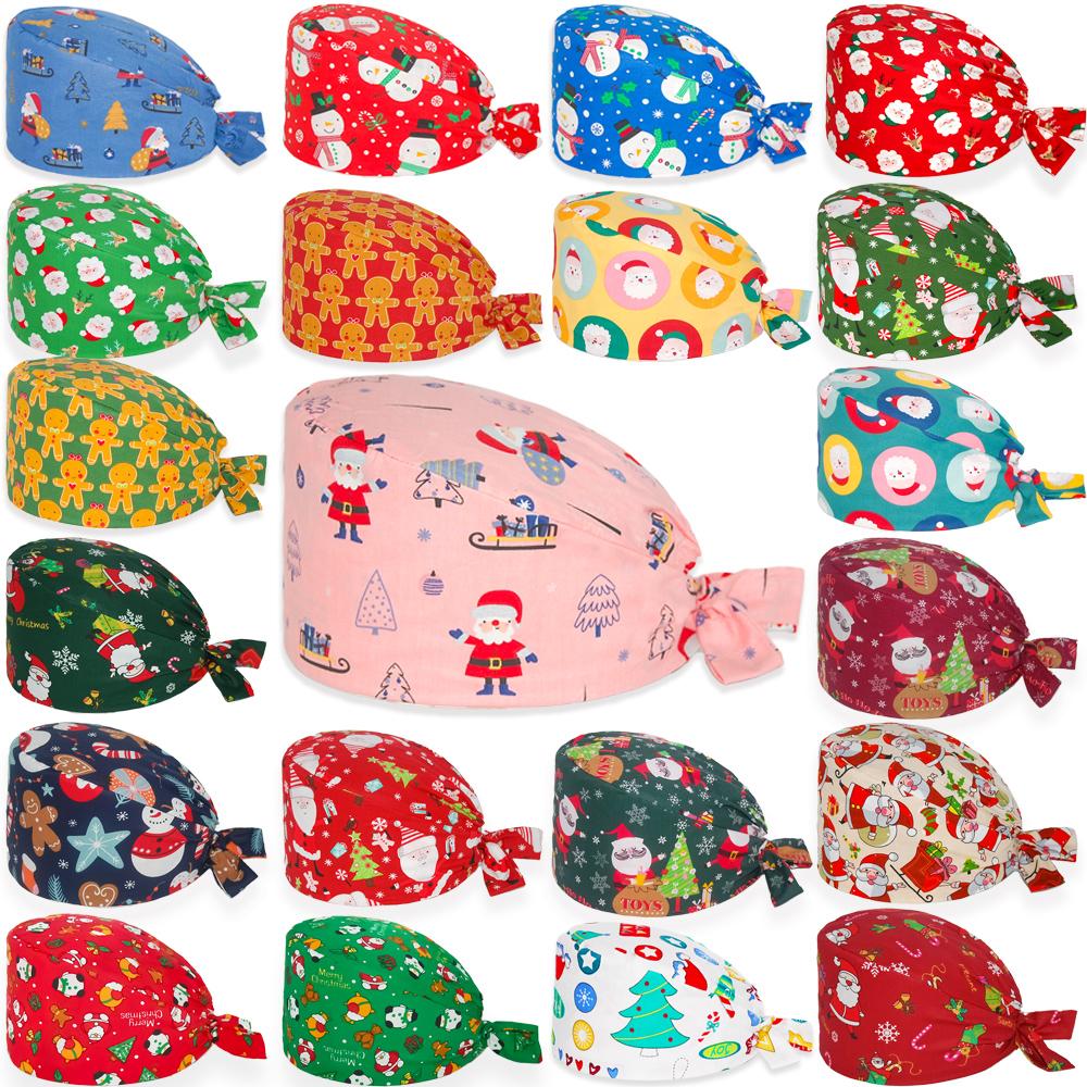 Female Male Nurse Cap Woman Nursing Accessories Scrub Hat Surgery Cap Dentist Animal Lab Cap Scrub Cap