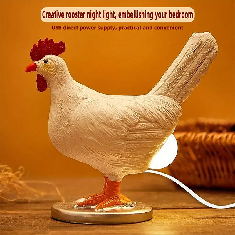 Декоративные ночные огни с имитацией животных, домашний декор, вечерние, карнавальные, куриные лампы, украшения