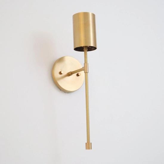 40,64 см Настенный светильник из латуни ручной работы в стиле середины века для домашнего декора, Фермерские светильники