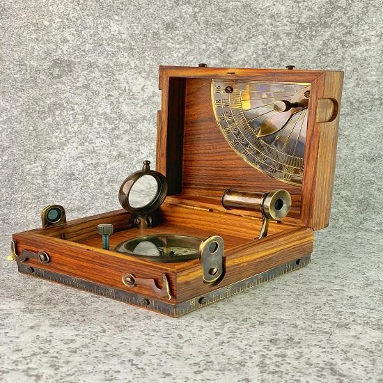 Морской мастер-бокс, секстант Алидаде, подарок для торговца, военно-морской флот, пираты, винтажный подарок, секстант, коллекционный компас, подарок для папы, подарок на пенсию