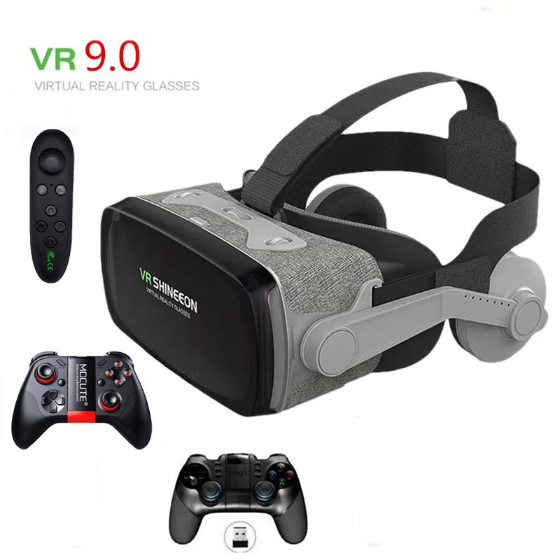 VR 3D гарнитура, Нашлемные очки виртуальной реальности, Иммерсивные игры, для смартфонов