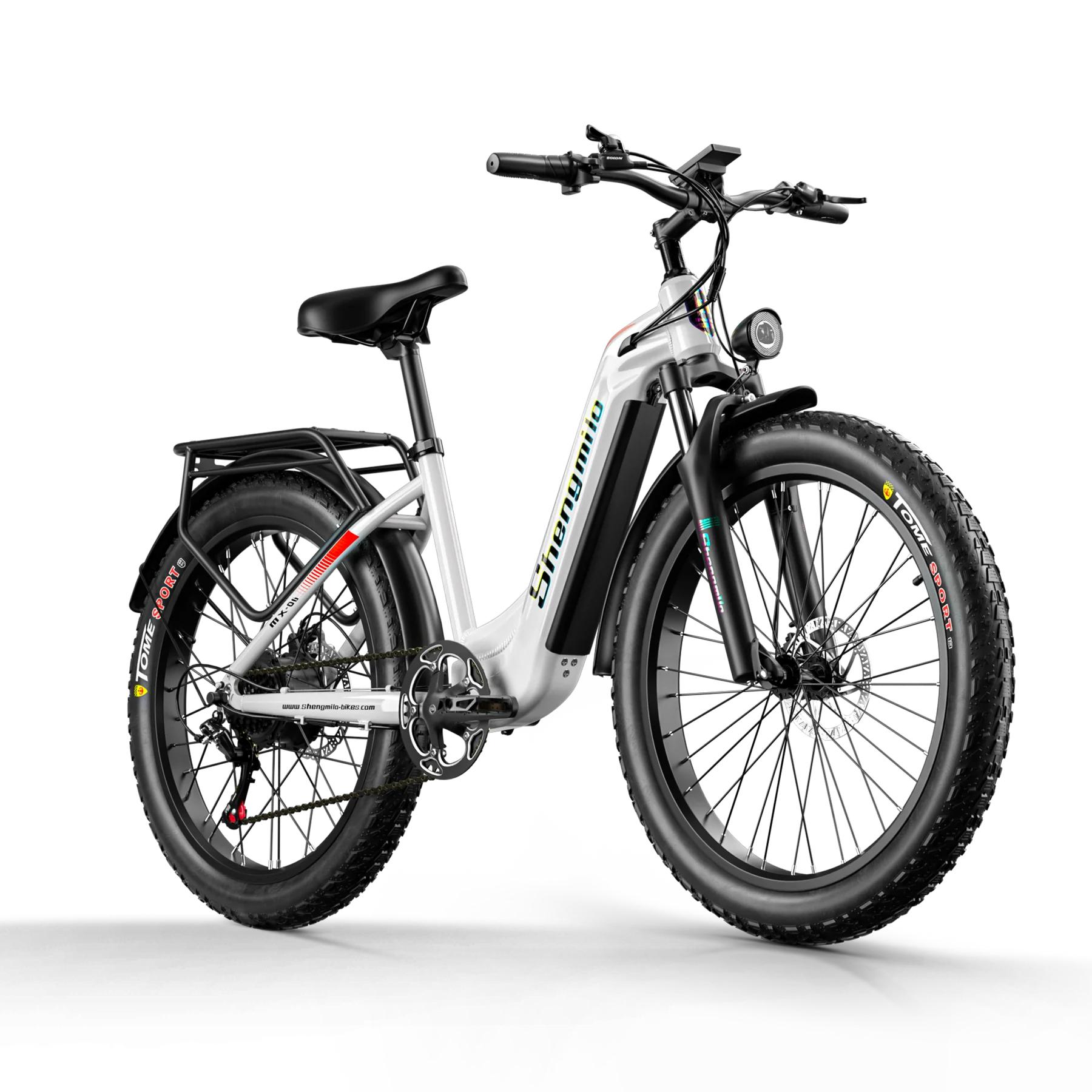 Shengmilo MX06 26" Fat Tire E-Bike with Bafang 1000W Motor, Samsung 48V 17.5Ah Battery, Shimano 7-Speed, 42KM/H Top Speed, 80Nm Torque, 90KM PAS Range