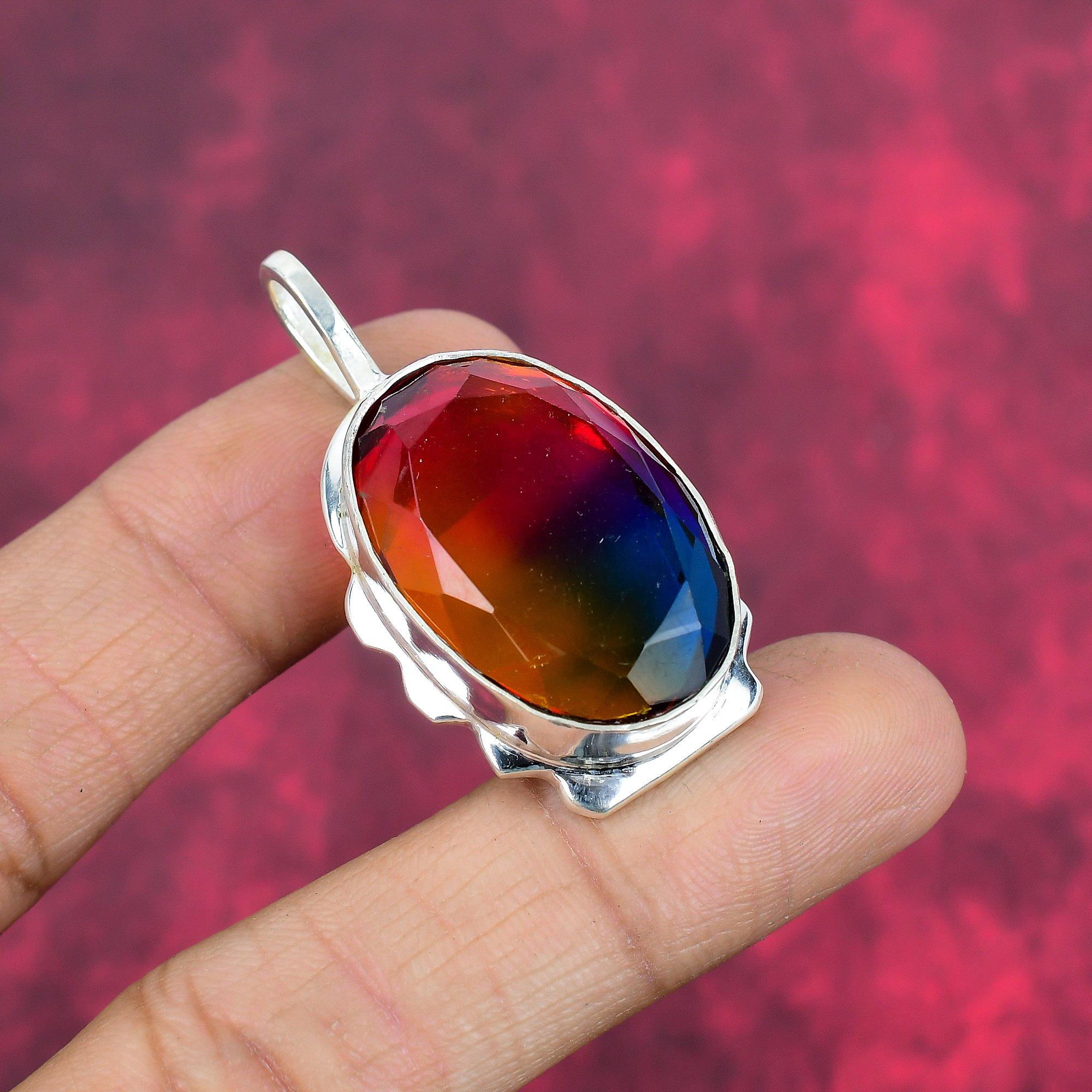 Ювелирные изделия с несколькими турмалинами, подвеска из драгоценных камней ручной работы, подвеска из цельного серебра 925 пробы, старинные ювелирные изделия, для подарка на помолвку