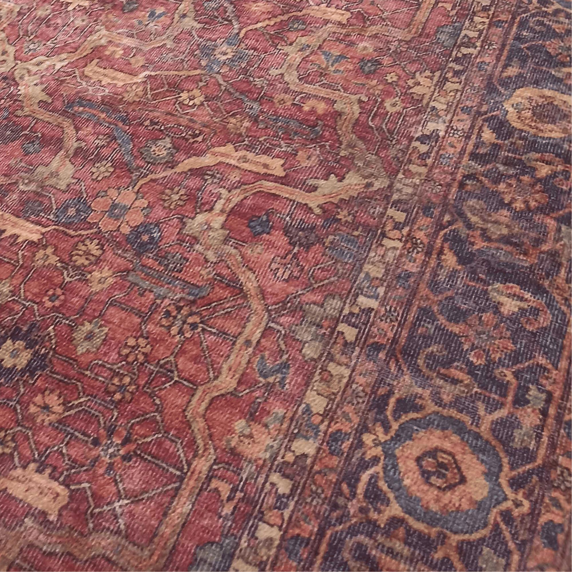 Miru Home Моющийся нескользящий коврик в горошек с цифровой печатью для гостиной, детей и младенцев Mcb-18