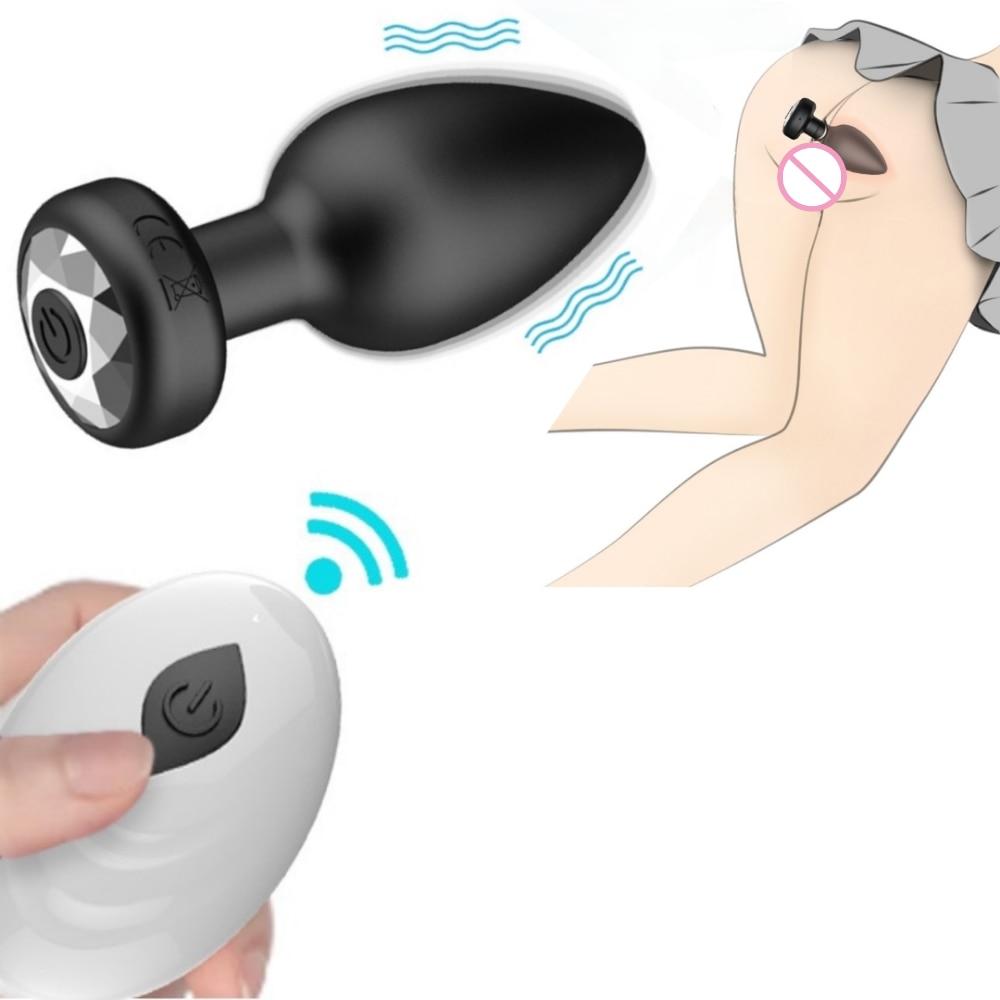 Массаж простаты, секс-шоп, 10 частот, Анальная пробка, анальная пробка, вибратор, секс-игрушки для женщин и мужчин, товары для геев и взрослых