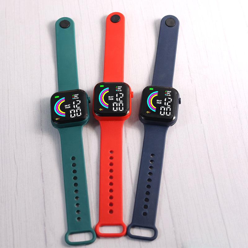 Детские цифровые часы, электронные часы для мальчиков и девочек, студентов, цифровые наручные часы