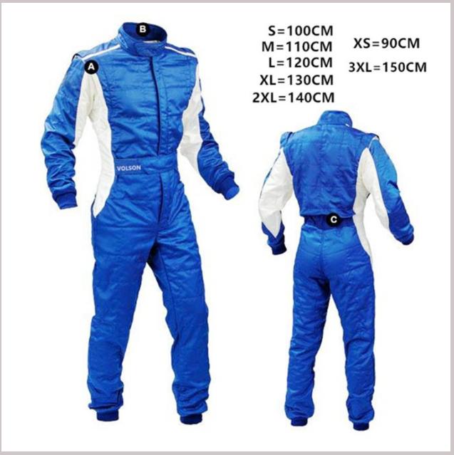 Waterproof Dune Buggy Kart Racing Off-road UTV Pull Drift Boys And Girls F1 One-piece Racing Suit