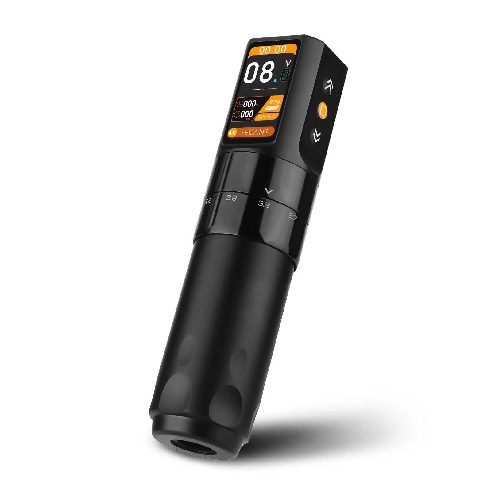 Беспроводная машина для татуировки Бесщеточный двигатель Роторная ручка для татуировки Аккумулятор 2000 мАч 6-я передача Регулируемый ход ЧПУ IPS HD-экран для инструментов для перманентного макияжа