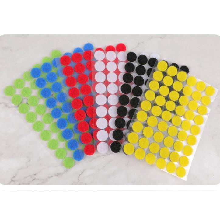 Самоклеящаяся лента в горошек, самоклеящаяся лента на липучке, сильный клей, волшебная наклейка, фиксированный крючок, петля