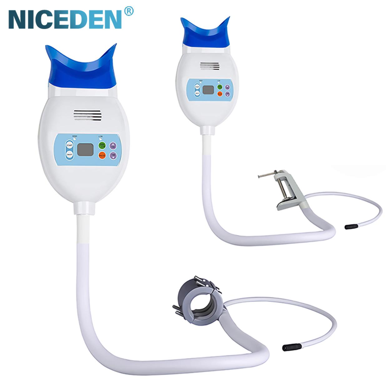 NICEDEN Dental Cold Light LED Teeth Whitening Machine Desk Tooth Bleaching Lamp Adjustable Portable