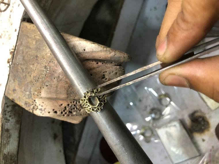 Кольцо ручной работы с натуральным аметистом, твердое серебро 925 пробы, кольцо ручной работы FR-127