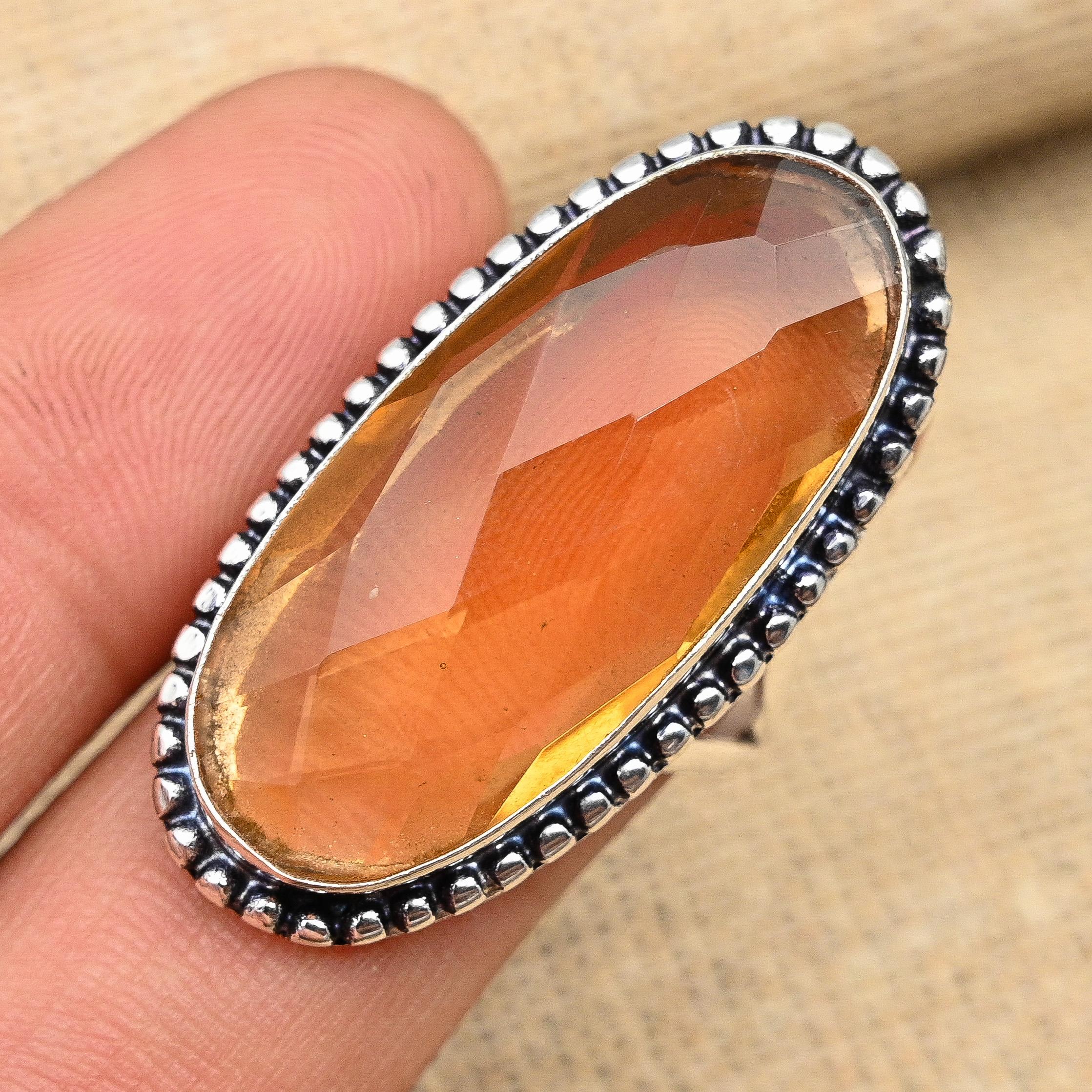 Ювелирные изделия из стерлингового серебра 925 пробы с морганитом ручной работы на День Благодарения