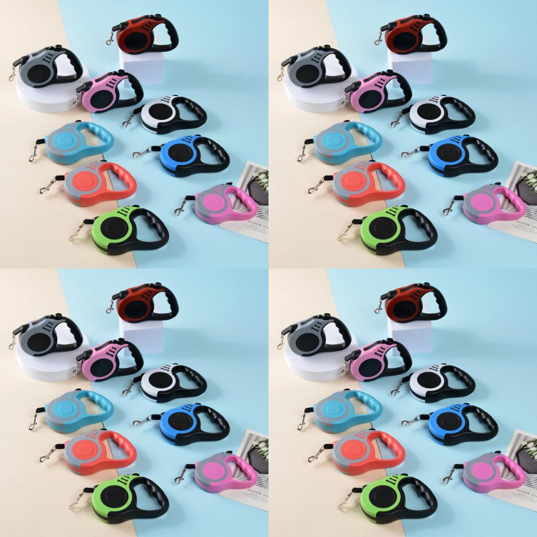 3 м автоматический выдвижной поводок для собак, кошек, щенков, автоматический тяговый поводок, поводки для чихуахуа, мопса, товары для домашних животных