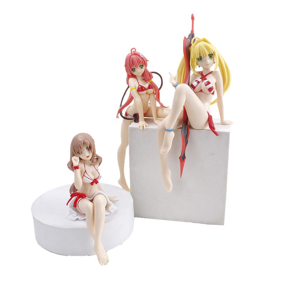 Аниме Юки Асуна ПВХ фигурка Fate Nero Claudius To Love Lala сексуальные модели игрушек для девочек