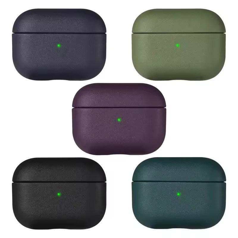 Чехол из натуральной кожи для AirpPods Pro 2, чехол для Airpods 4, 3, чехол для AirPods Pro, аксессуары для наушников Apple Bluetooth, защитная машина