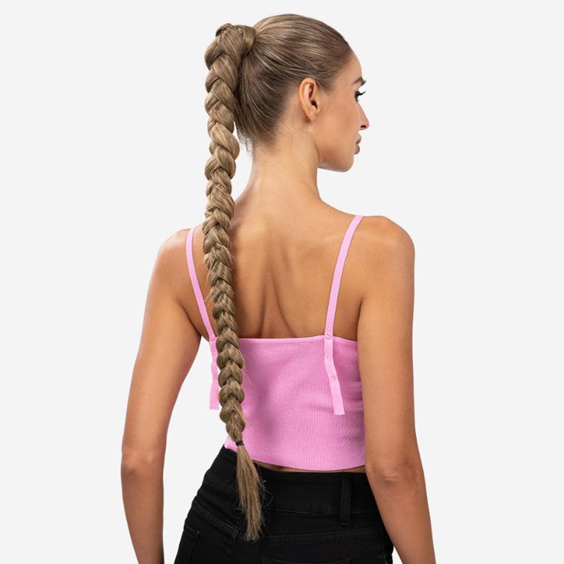Ladies Wig Real Natural Ponytail Wig Braid Winding Hair Extension Ponytail Ponytailhair
