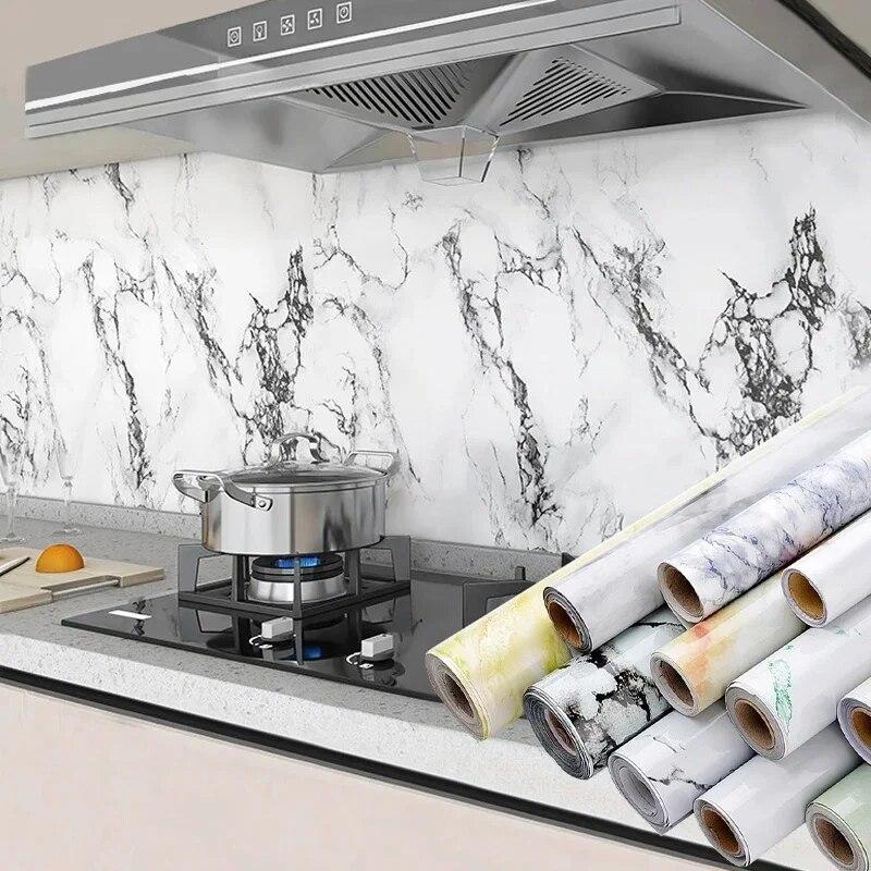 29 Styles Marble Wallpaper Home Decor Films PVC Waterproof Stickers Self-adhesive Doors Cabinet Modern Furnitures Wall Decoration