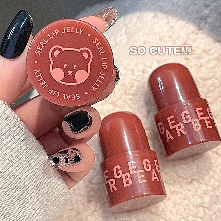 GEGE BEAR Желейная глазурь для губ Стойкий макияж Водостойкая блеск-помада