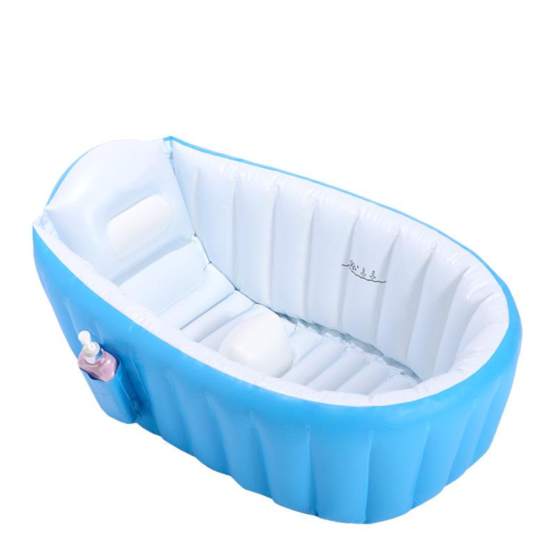 Надувная Складная Детская Ванна Портативная Путешествия Компактная Детская Ванночка Для Малышей Детская Ванна Душевая Умывальник Сиденье Ванны Детская Ванночка Плавательный Бассейн