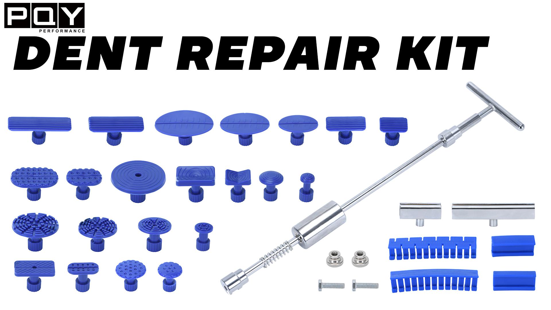 Car Body Repair Paint-Free Tool Slide Hammer Glue Tabs Tools Car Dent Repair Tool Kits Dent Puller Sheet Metal Dent Repair Tool