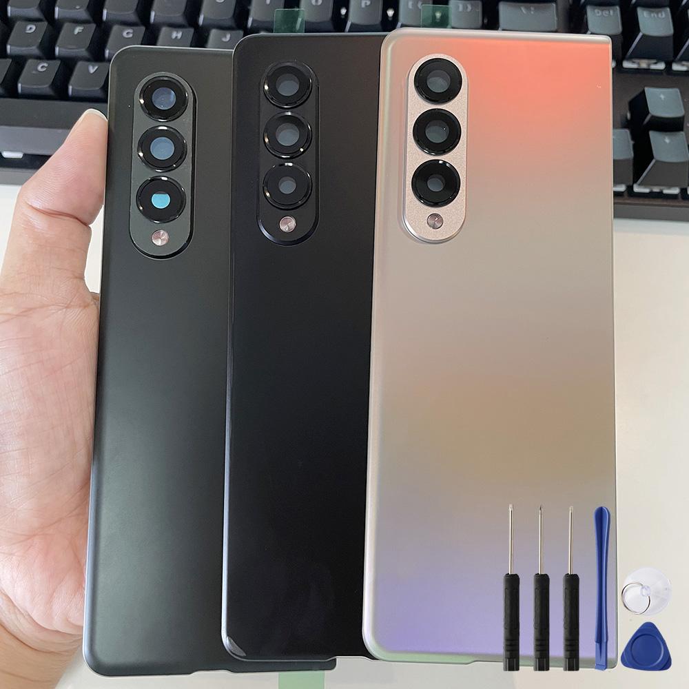Крышка корпуса заднего стекла для Samsung Galaxy Z Fold3 Fold 3 Крышка корпуса заднего стекла + Инструменты