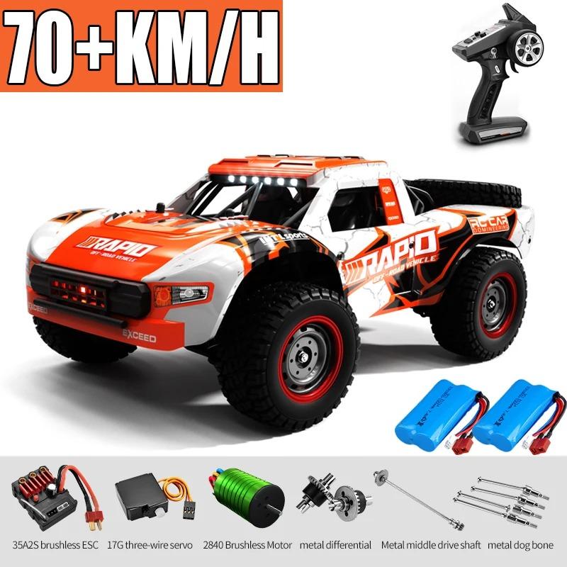 Радиоуправляемая машина Внедорожник 4x4 50 км/ч или 75 км/ч Высокоскоростной Бесколлекторный Мотор Монстр-Трак 1/16 Для Гонки по Пустыне/Снегу Дрифт Машины Игрушки Для Мальчиков
